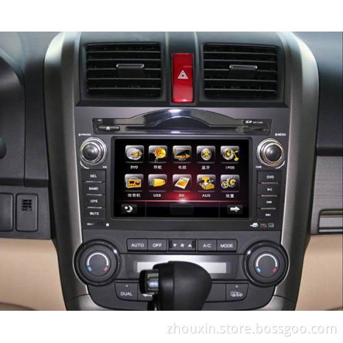 dvd de navegacao GPS Bluetooth ISDB-T dvbt estereo de radio de TV para HONDA CR-V